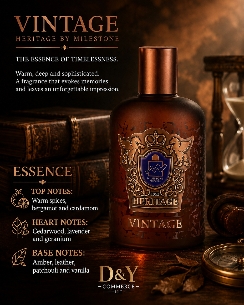 Heritage Vintage Eau de Parfum 3.4Floz 100ml