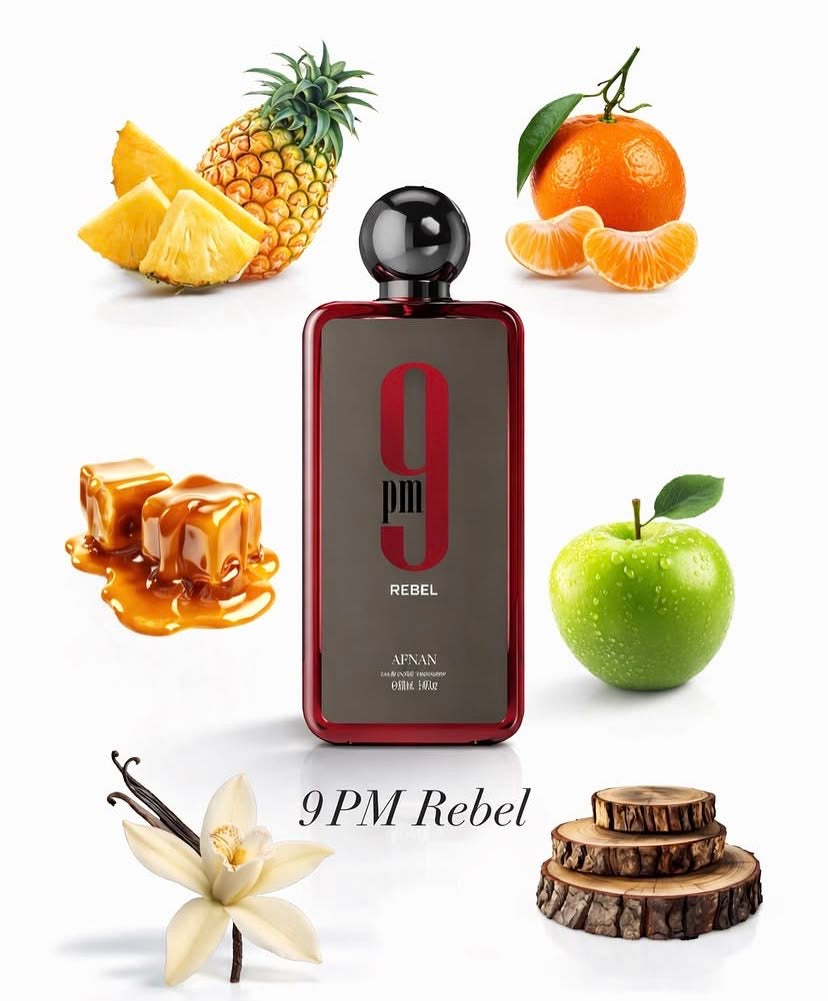 9pm Rebel Afnan Eau de Parfum 3.4Floz  100 ml